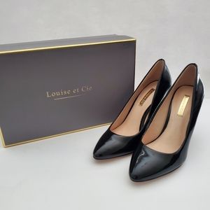 🆕 Louise et Cie Leather Block High Heel Pumps